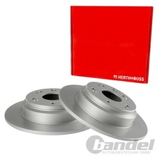 2x HERTH+BUSS 282mm BREMSSCHEIBEN HINTEN passend für HONDA ACCORD | J3314033
