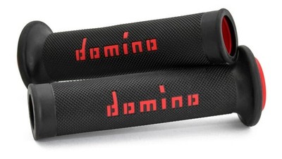 DOMINO GRIFFE A010 MOTORRAD STRASSENROLLER schwarz rot ON ROAD RACING gelocht