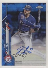 2020 Topps Chrome Update Sapphire Joey Gallo #A-JG Auto ow1