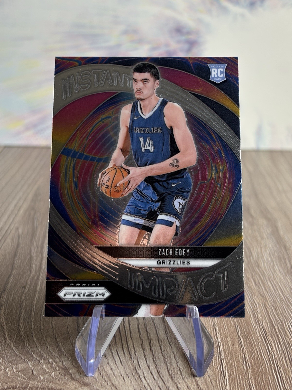 2024-25 Panini Prizm - Instant Impact Zach Edey #25 (RC) Purdue Boilermakers