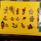 Lot of 20 vintage Wooden Christmas Hanging Ornaments — photo 1