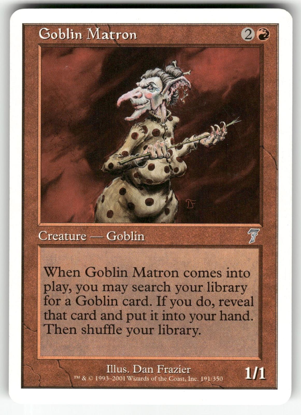 Goblin Matron 191 7th Edition Magic: The Gathering Near Mint