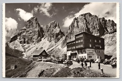 c23467 Rifugio Maria Flora Sellajoch Italien RP Postkarte