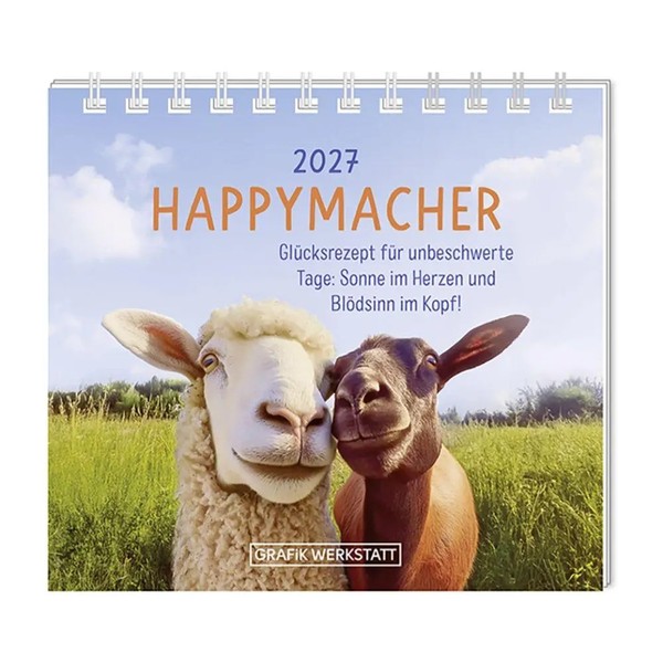 Mini-Kalender 2027 Happymacher | Mini-Kalender | Grafik Werkstatt Das Original-image