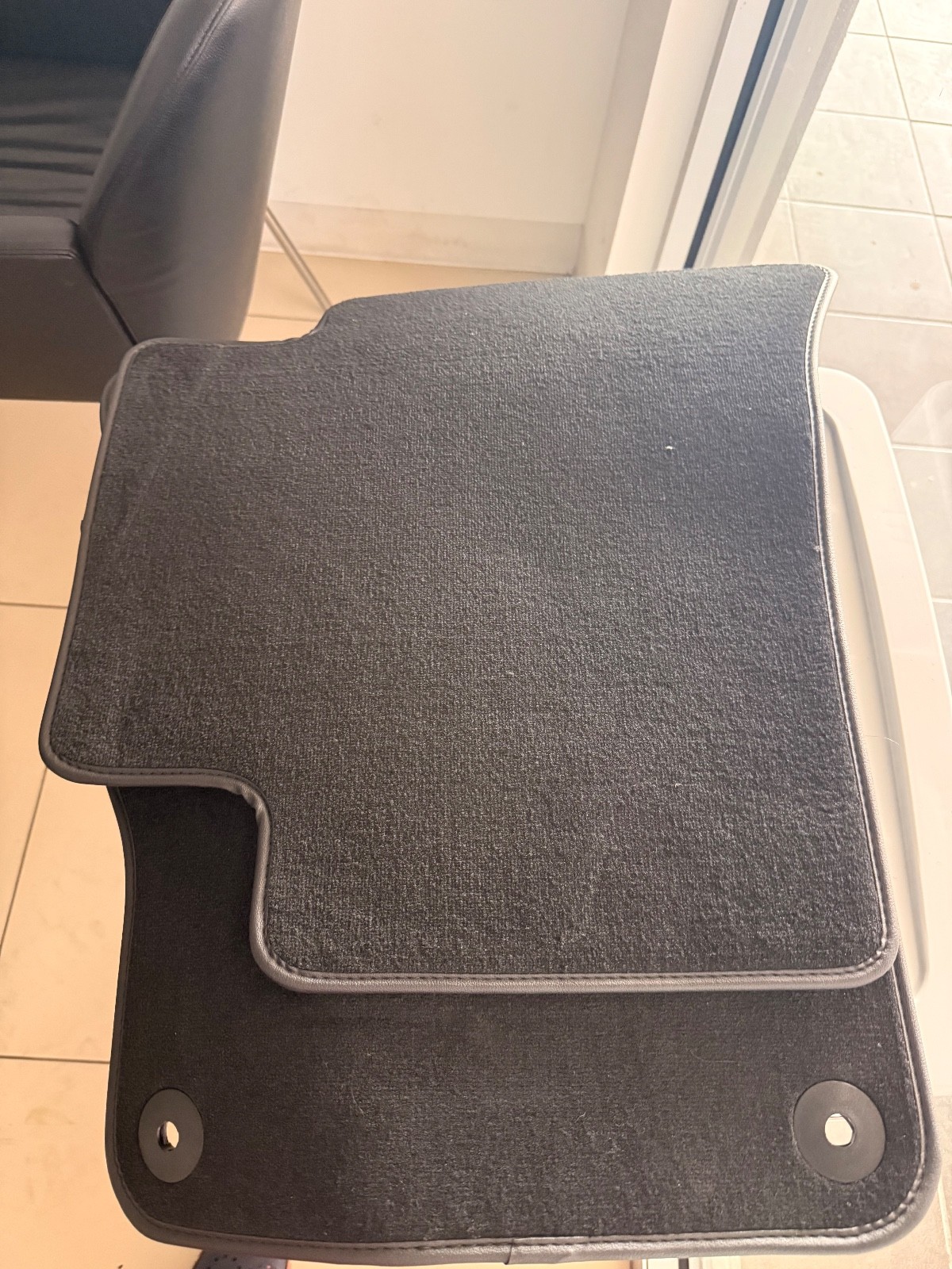 Maserati Ghibli Genuine OEM Front & Rear Floor Carpet Mats NEW BLACK