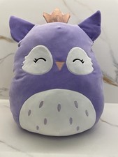  Squishmallows - FANIA THE PURPLE OWL 16" LARGE. Nice, Clean Condition. RARE. 