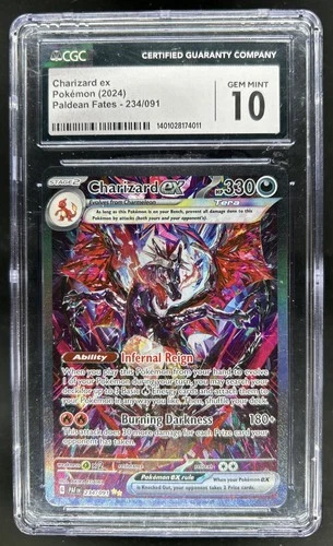 2024 Pokemon Paldean Fates Charizard ex #234/091 CGC 10