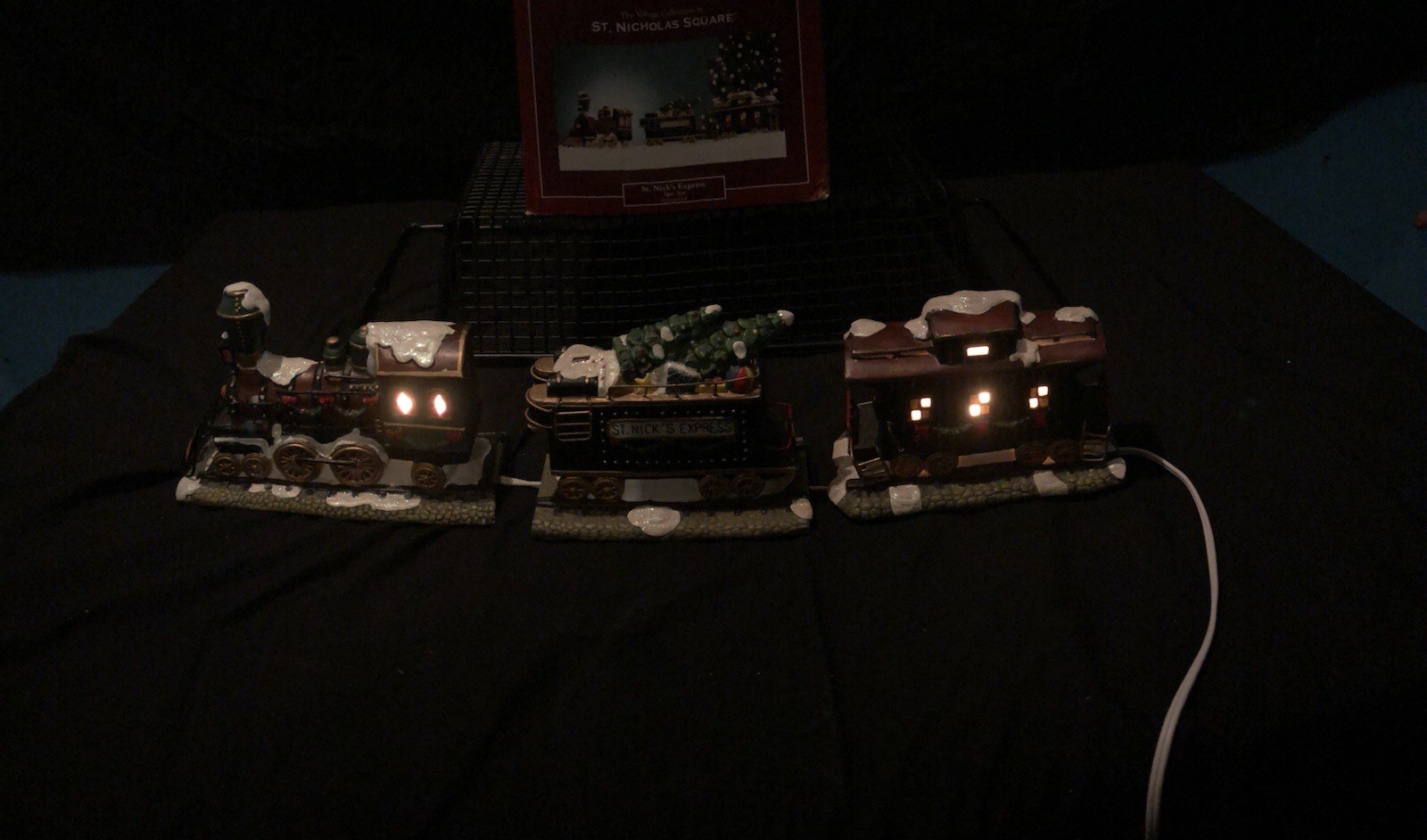 St. Nicholas Square St. Nick's Express Three Piece Train Set.