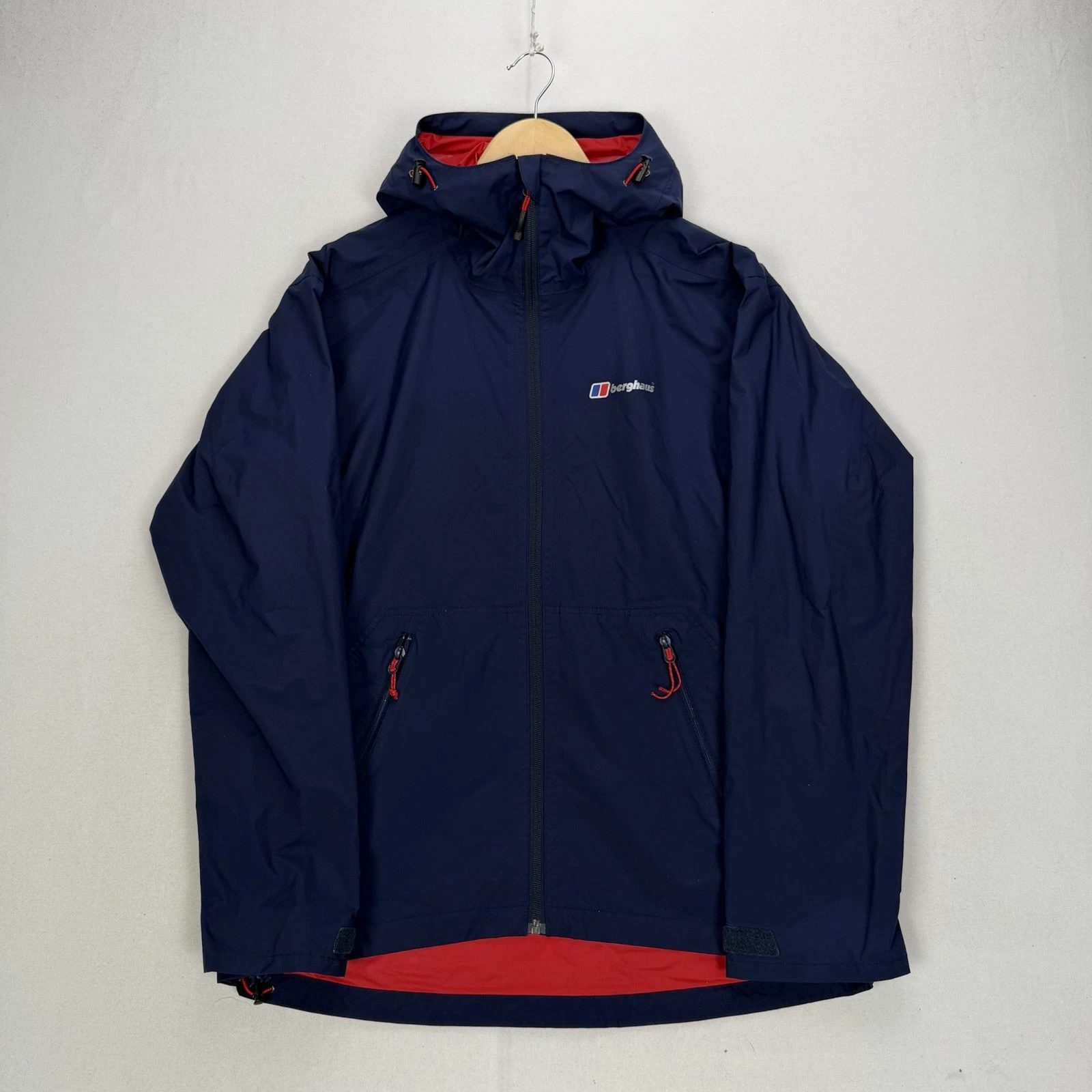 Berghaus Jacket Stormcloud Hydroshell Waterproof Rain Coat Blue Men’s Medium