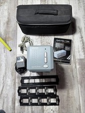 Plustek Intelliscan Optic Film 7200 35mm Slide  Negative Scanner  Cord Case