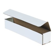 18 In X 4 In X 4 In Inside H, Literature Mailer, White, Corrugate, Single Wall,