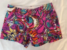 Lilly Pulitzer The Callahan Short Girls 4 Floral Multicolor Chino Cotton Pockets