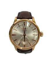 SEIKO Automatic Watch Analog Leather WHT BRW SS 4R57 00E0