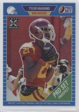 2021 Leaf Pro Set Metal Blue Rainbow 18/75 Tyler Vaughns #96 02d2