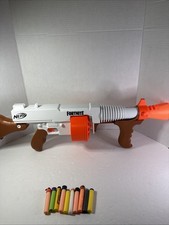 NERF Fortnite DG Blaster Rifle Elite Rotating Drum Tommy Gun w 10 Darts - Works 