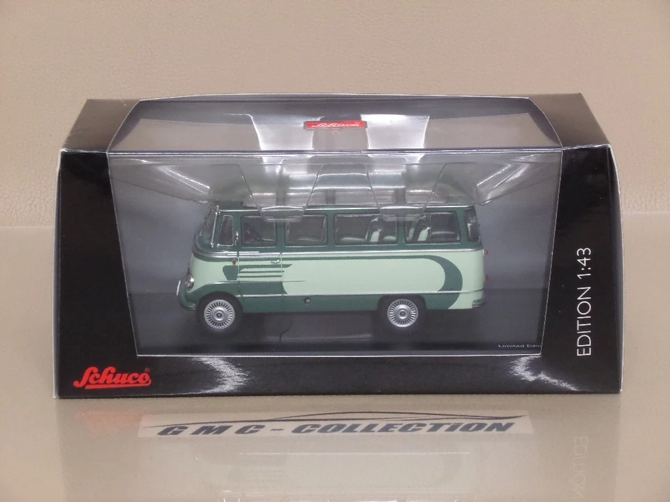 MERCEDES-BENZ 0 319 1960 VERDE GREEN MiNi BUS SCHUCO 1/43 (NO IXO ELIGOR) - Immagine 3 di 3