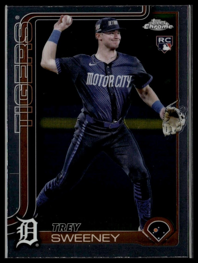 2025 Topps Chrome #6 Trey Sweeney Rookie