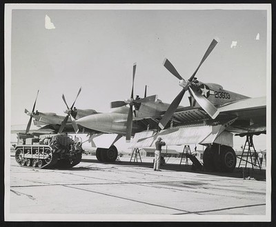 Photo:Northrop XB-35 Flying Wing Prototype 1946 U.S. Air Force Aircraft
