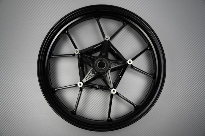 Roue avant noire alu 5Kg pour réparer BMW F800R non ABS 2017-2019