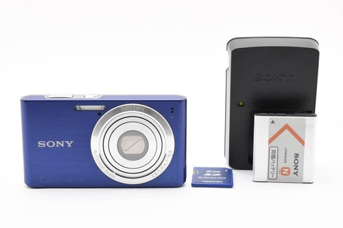SONY Cyber Shot DSC-W610 Blue Digital Camera 4x Zoom 14.1MP Japanese Exc+++ - Picture 24 of 24