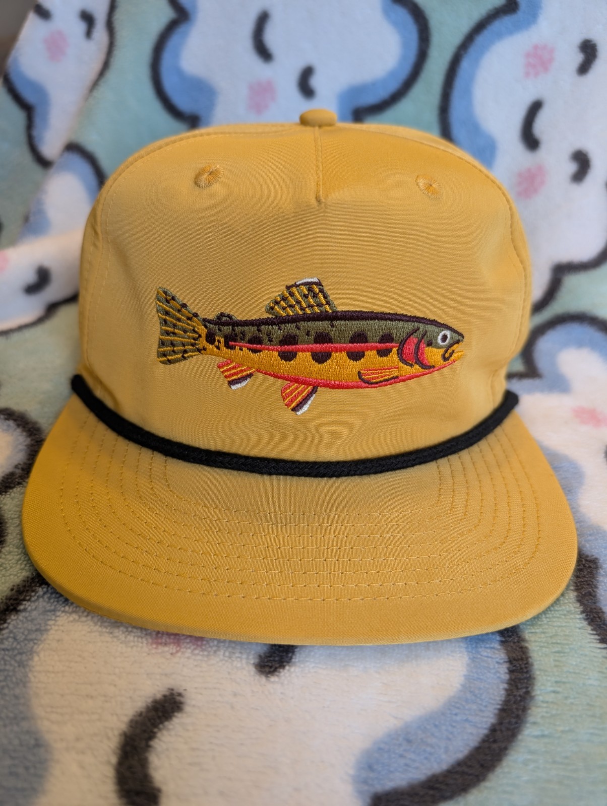 Yellow Snapback Trail Waters Rope T2