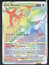 Arceus VSTAR #176/172 2022 Brilliant Stars Rainbow on eBay
