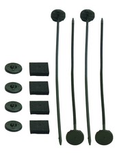 Derale 13001 Insta-Mount Rods/Pads-Plastic Nylon Cooler Mounting Kit