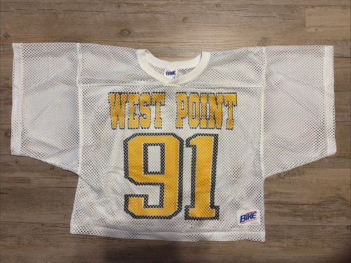 VTG 80’s West Point Crop White Jersey Bike Made In USA S-M