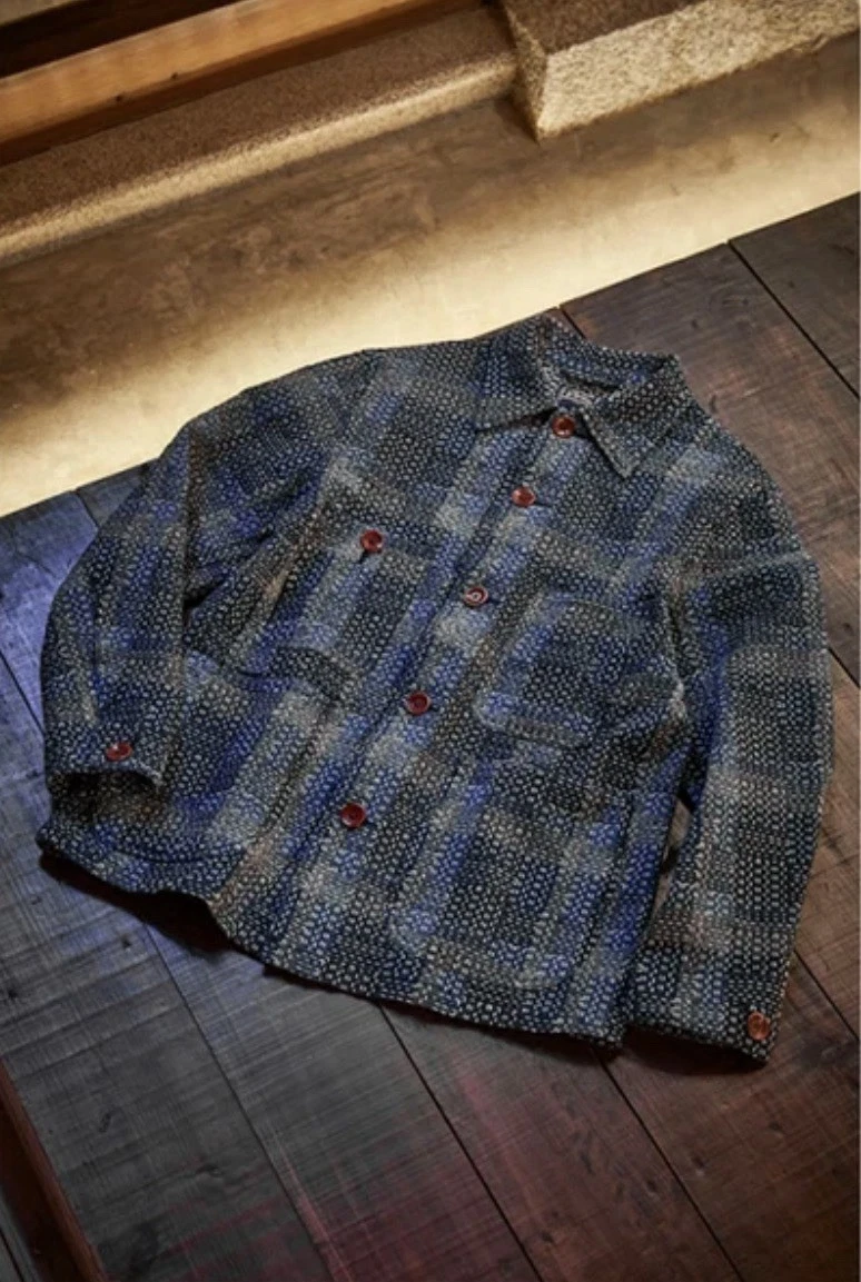 Studio Dartisan Noragi Sashiko Coveralls Version - product detail image 1