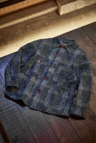 Studio Dartisan Noragi Sashiko Coveralls Version - product listing photo