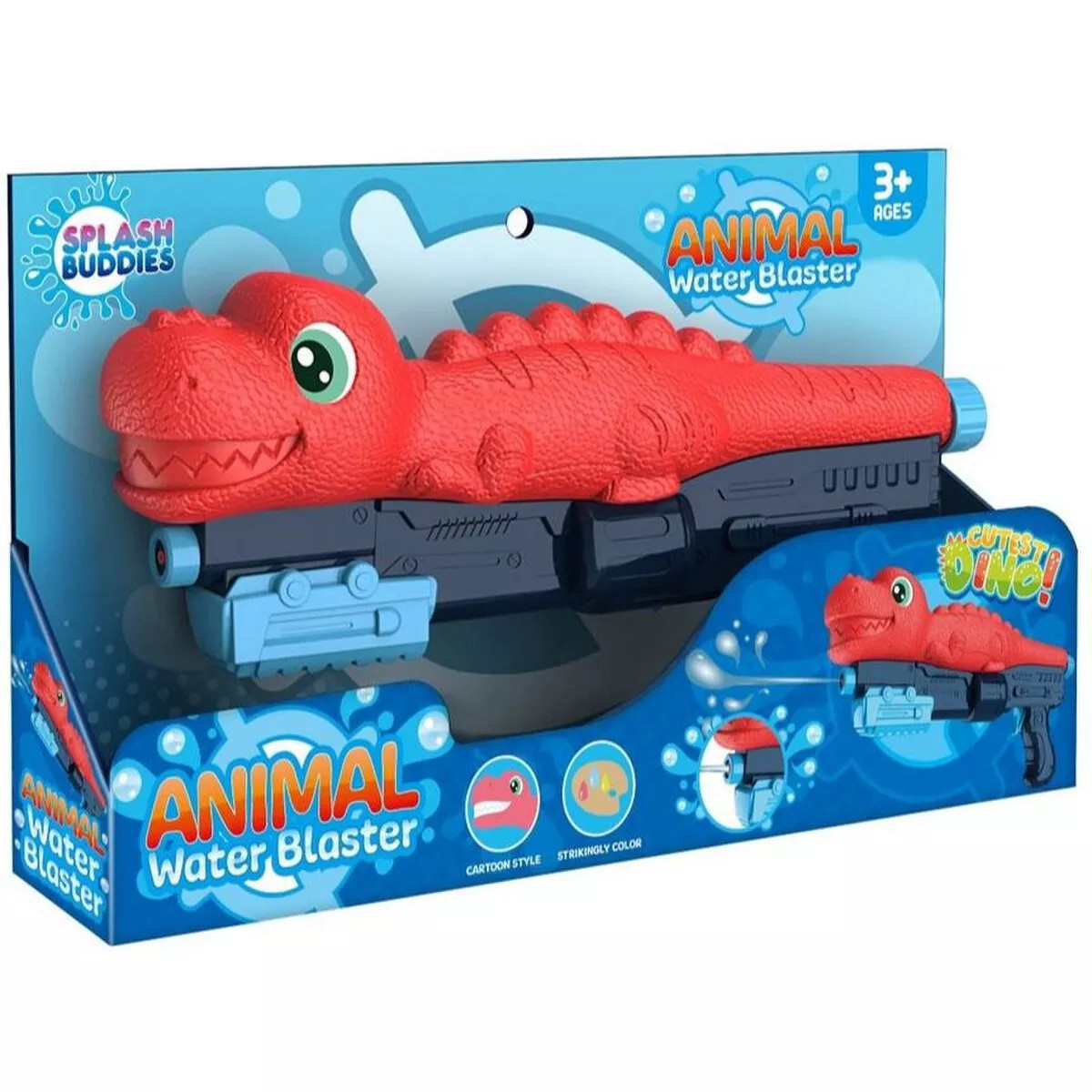 Игрушка-бластер для брызг воды Splash Buddies Dino Squirt Gun 2090₽