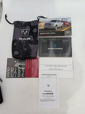 2022 DODGE RAM 1500  OWNERS MANUAL LARAMIE LIMITED REBEL TRDSMN V8 V6 4WD 2WD