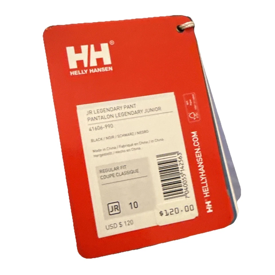 Pantalón Helly Hansen JR Legendary Juvenil 10 Esquí Nieve RECCO Impermeable Nuevo con Etiquetas Foto 2 de 2