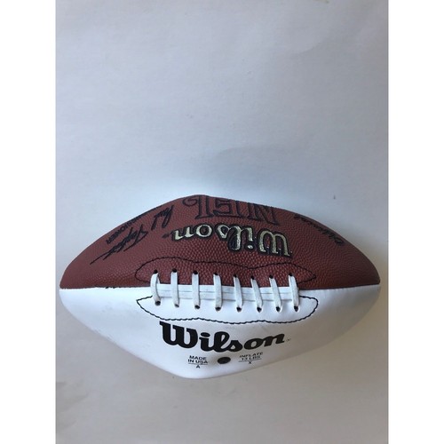 Jamal Anderson Autographed Official NFL Wilson Football - Picture 5 of 12