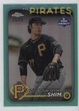2024 Topps Pro Debut Chrome Aqua Refractor 25/75 Jun-Seok Shim #PDC-59 lz7