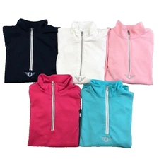 TuffRider Ventilated Technical Shirt Lot Girls Medium Equestrian Pullover
