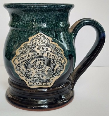 Vintage 1994 Ohio Renaissance Festival Mug Deneen Pottery
