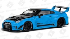 2019 Nissan GT / R (R35) LB Works Silhouette Coupe Blue/black 1:43 Model 4311209