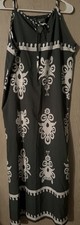 Vintage Y2K sheath Paisley strappy Summer dress romantic Vacation OSFM