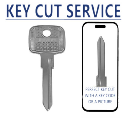KEY CUT + MB18 / HU23 / HU34 / M79S / Mercedes Benz / Mechanical Key  (JMA)