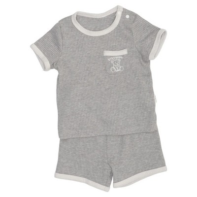 Shein, Set, Größe: 80, Elasthan/Polyester/Viskose, Grau, Streifen #TKe