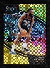 2018-19 Panini Select Courtside Gold Prizm 10/10 James Harden #245 6ed