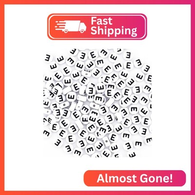 Sunrica 300Pcs Gold Letter Beads For Bracelets - 4x7mm Alphabet Beads For Jewelry Making - View #5