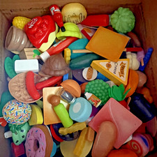 Play Pretend Food 100  Fruit Vegs Dessert Mixed Lot  Cut/Play Wooden Food