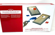 Mini Cornhole Bean Bag Toss Game Set 19x11 2 Boards 4 Bags Indoor Outdoor