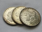 New ListingLot of 3 Morgan Silver Dollars 1921-D 1880-S 1891-S $1 US Coins 90% Silver