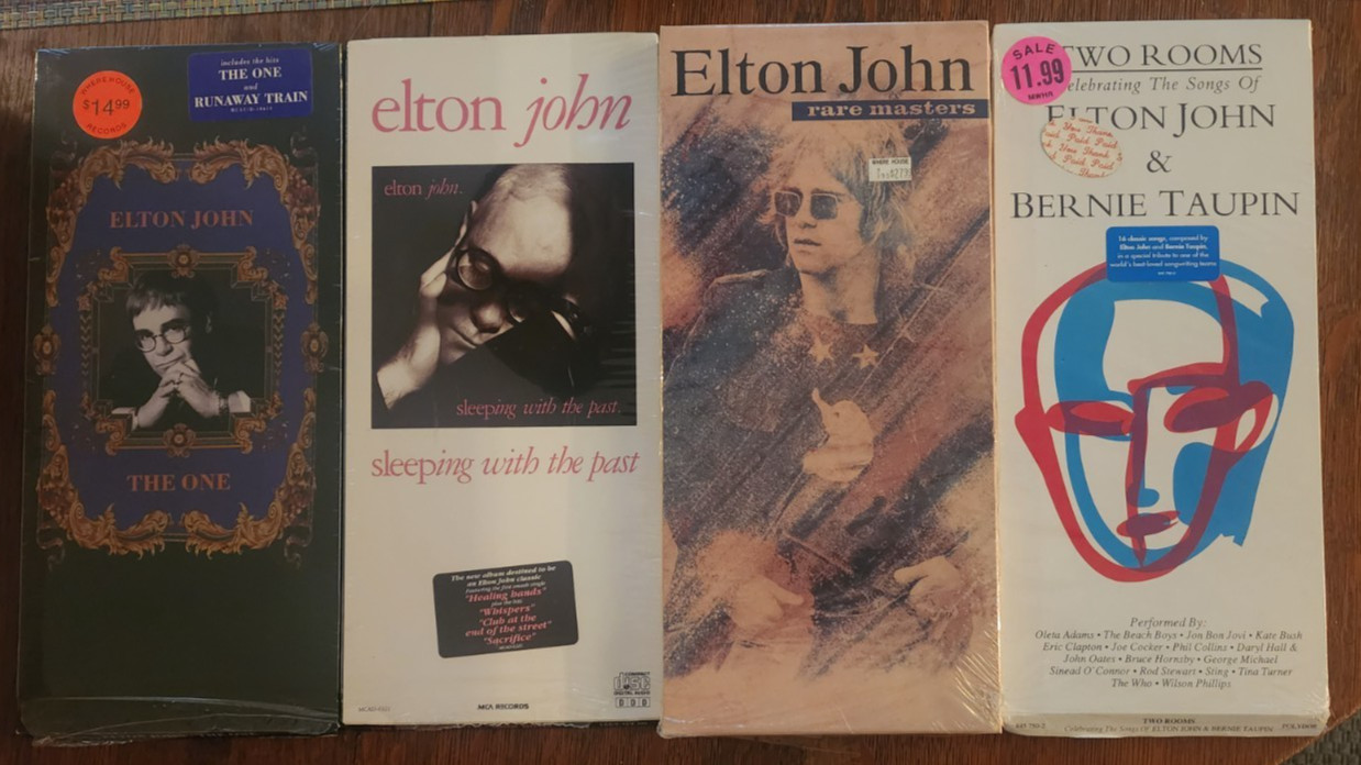 Elton John - One Sleeping With Rare Masters  Two Rooms CD in OPEN SHRINK LONGBOX