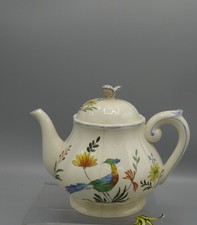 Gien Oisaux de Paradis France Fayencerie  kleine Teekanne ca. 0,65 l. Fassungsv,