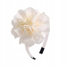 Haarband für Mädchen Creme Blume