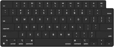 MOSISO Keyboard Cover with Solid Texture Compatible MacBook Air 15 Black